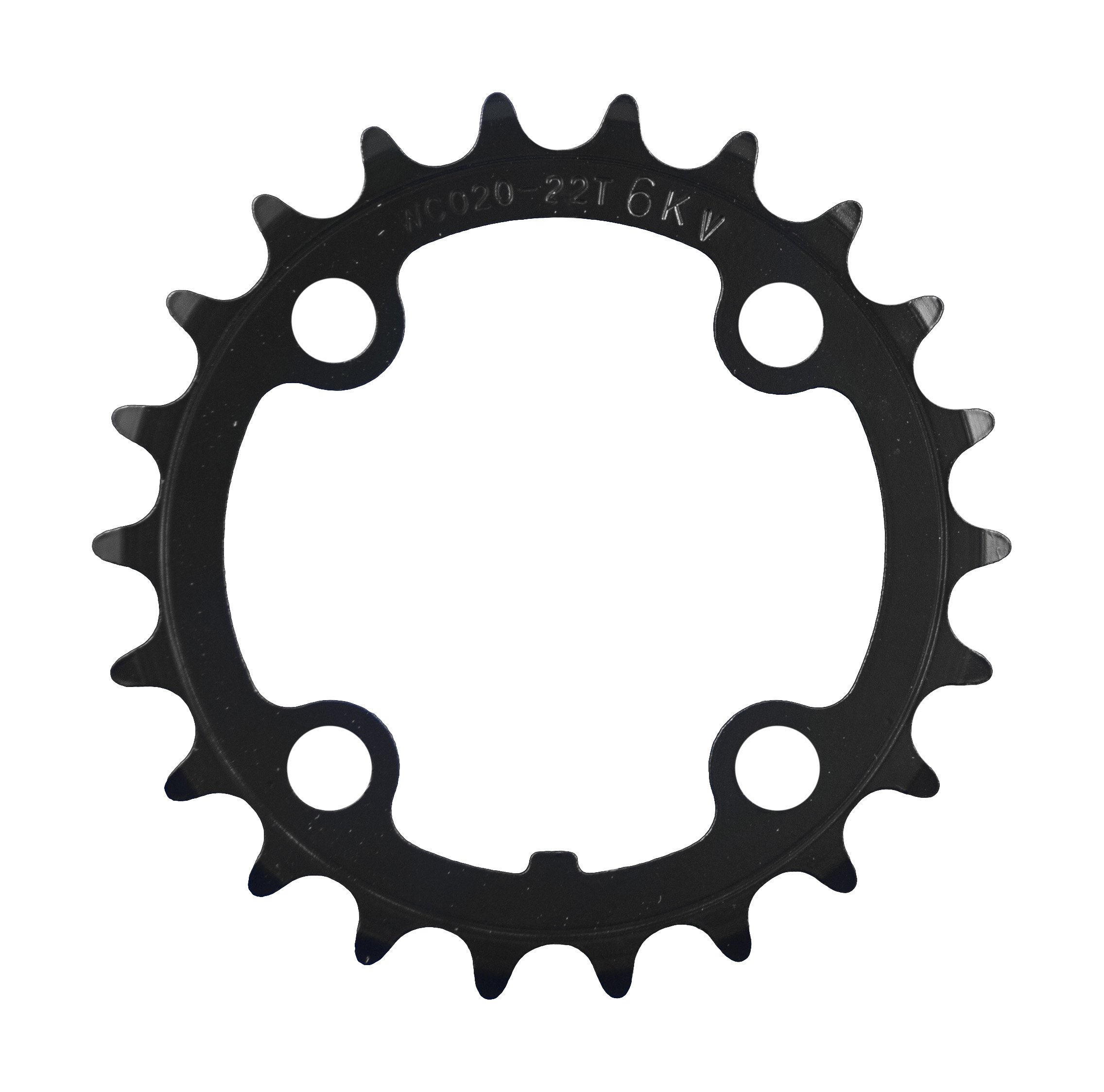 FSA Unisex Adult Steel 3x10 Mtb Chainring - Silver, 64 × 22T (Shim)