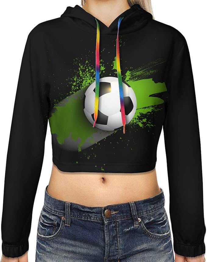 TZT Football Outdoor Event Party Women's Dew Sweatshirt at Amazon Womenâs Clothing store