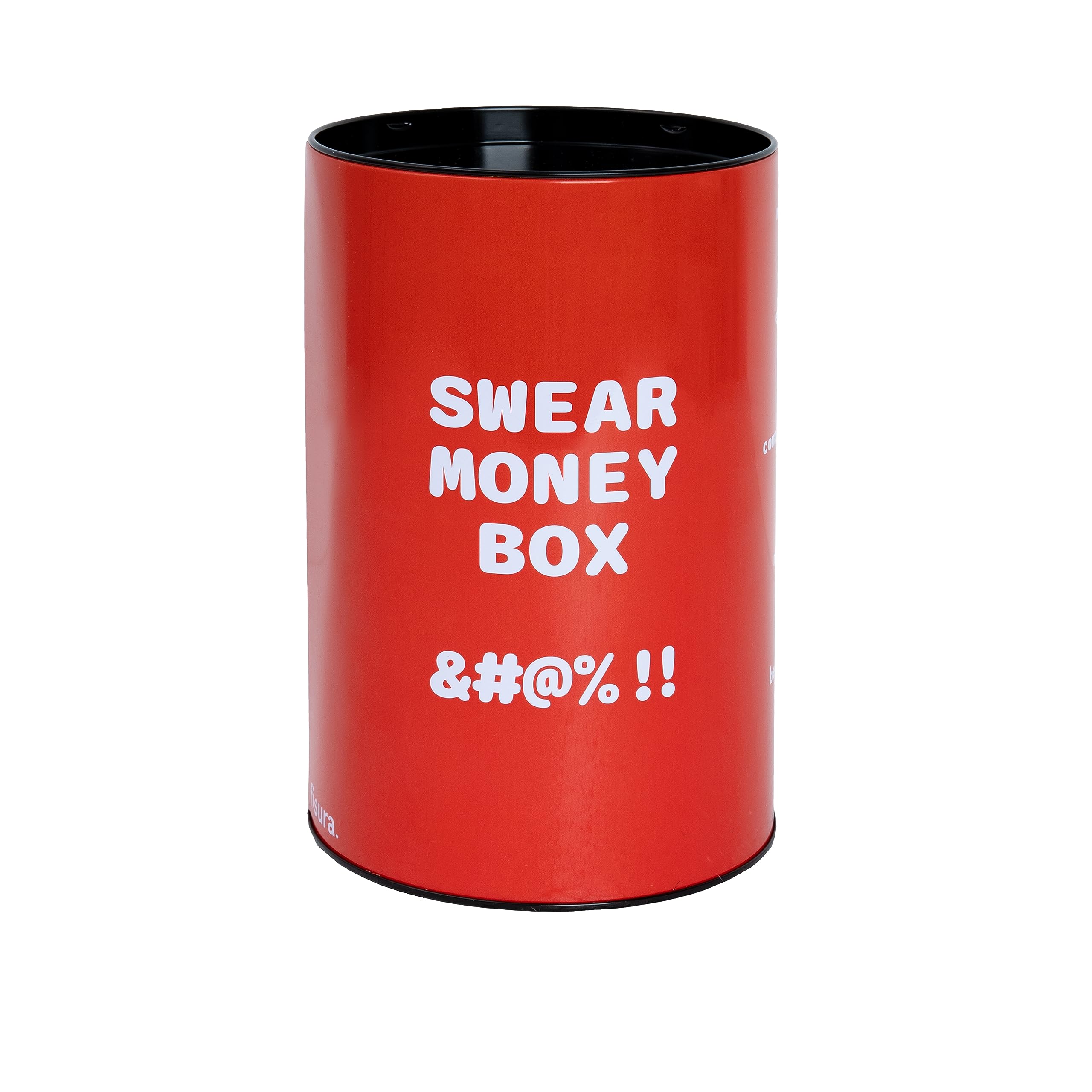 FISURA Money Box, Swearwords Red, One Size