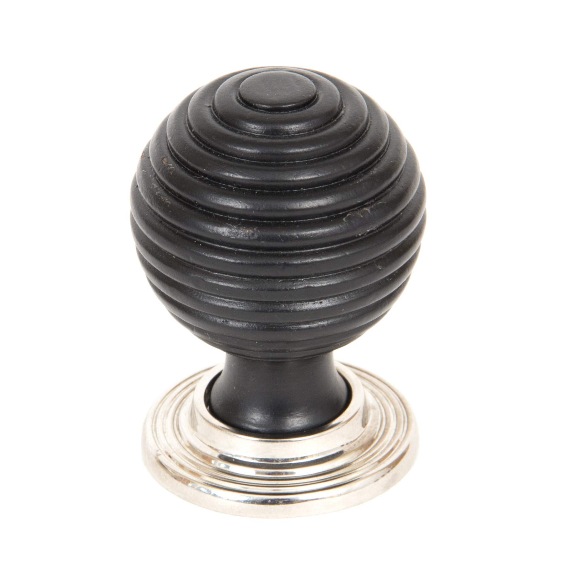 From The Anvil Ebony and PN Beehive Cabinet Knob 38mm
