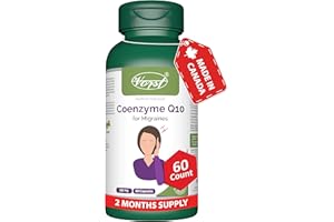 VORST Migraine Supplement Coenzyme Q10 60 Capsules | Migraine & Headache Relief Pills | Coq10
