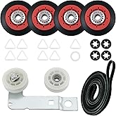 4392067 Dryer Repair Kit and W10837240 Dryer Idler Pulley Fit for Whirlpool Maytag Admiral Kenmore Dryer - Bravos Dryer parts and Duet Dryer Parts Compared to # 4392067VP 80047 587637 by Funmit