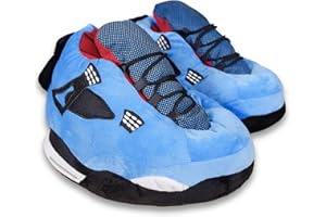 WSOARLQ Sneaker Slippers, Trendy Plush Home Shoes Anti-Slip Soft Comfy Slides Warm Winter House Footwear One Size Fits Women Men