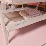 Tutti Bambini CoZee Breeze 2025 2-in-1 Bedside Crib Walnut Ecru 0-6m view 6