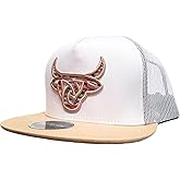 Lost Calf 3D Logo White Aztec Print - Hats Cap