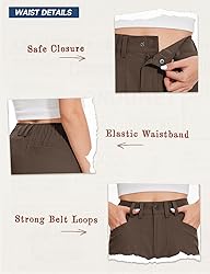 Moosehill Cargo Hiking Pants Women High Waisted