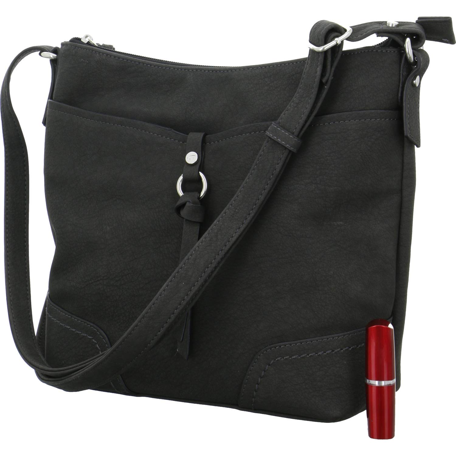 TOM TAILOR Imeri Women's Crossbody Bag Small, black, 28x8,5x25, 002889