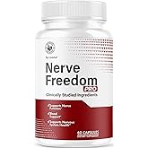 Nerve Freedom Pro - NerveFreedom Pro Capsules, Supplement Support, NerveFreedom Pills All Natural Ingredients, Health Support Advanced Formula, 60 Capsules for 1 Month