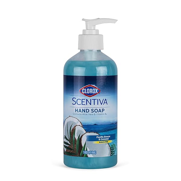 CLOROX SCENTIVA LIQUID HAND SOAP 14 OZ LIQUID...