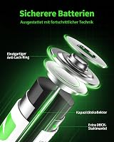 EBL 1100mAh AAA Ni-MH Rechargeable Batteries 4 Pack Retail Blister view 4