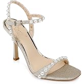 Jewel Badgley Mischka Damaris Pearl Embellished Stiletto Sandal