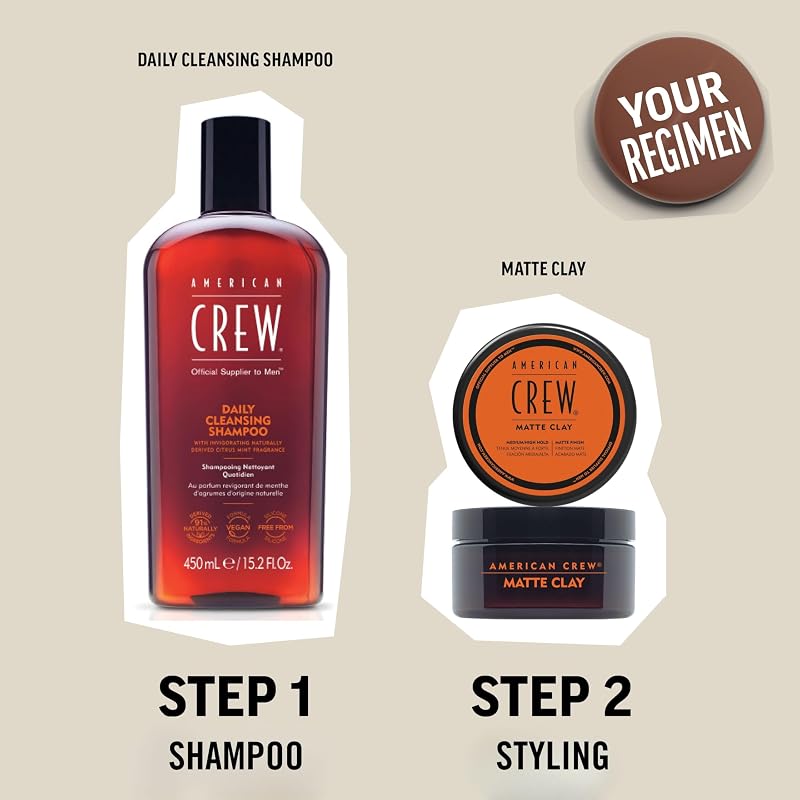 Matte Clay, Cera Capelli Uomo, Tenuta Medio/Alta & Finish Opaco, Dona Texture e Controllo, 85g