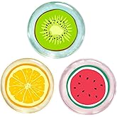 Hilph Kid Ice Packs, Reusable Boo Boo Ice Packs for Kids & Toddlers & Baby Injuries, Hot Cold Compress for Body Pain Relief, Bumps & Bruises, Toothache, Fever, 4.5 Inch, 3 Packs, Fruit