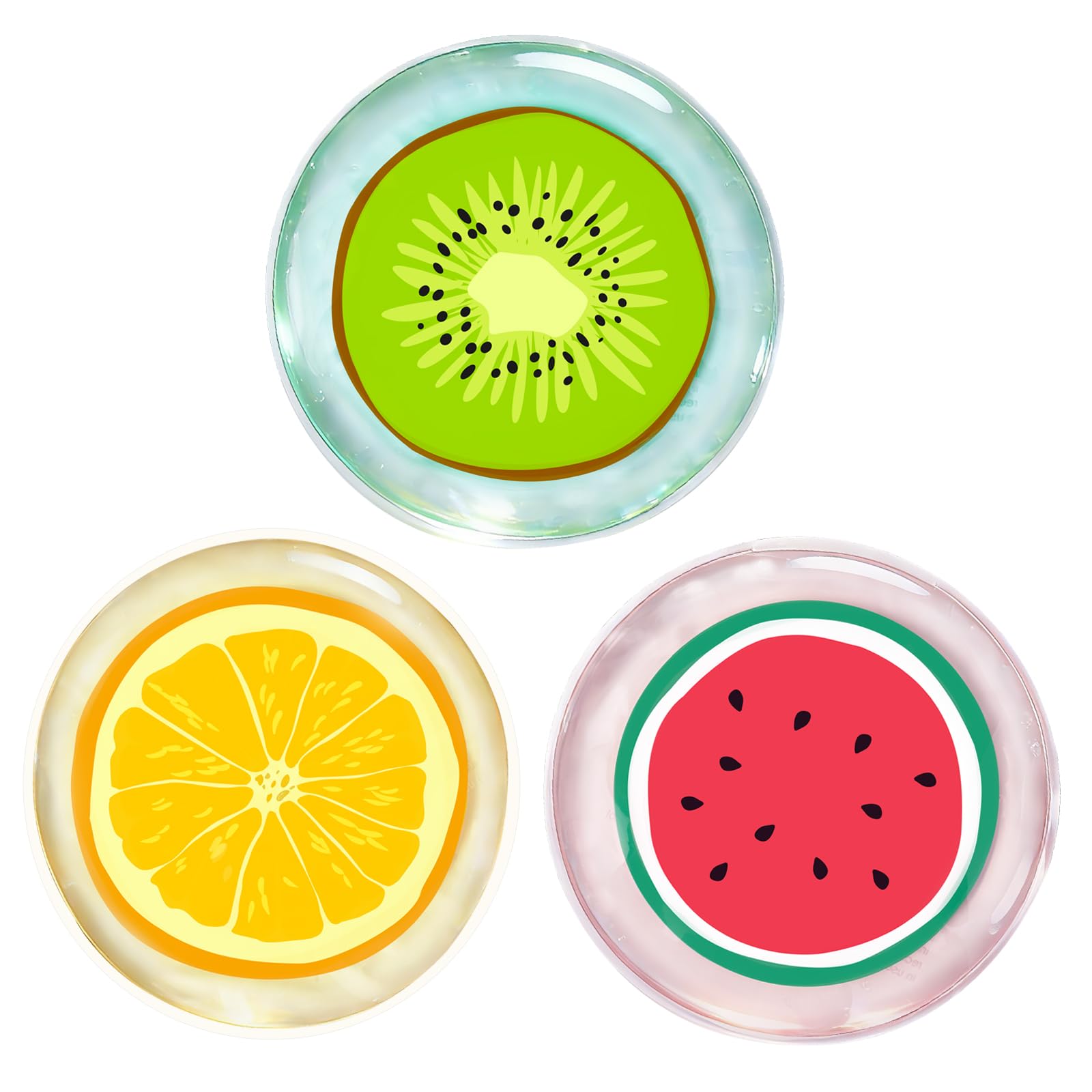 Hilph Kids Ice Pack for Injuries Reusable, 3 Pcs Toddler Small Gel Ice Packs Kids Cold Compress for Children Pain Relief, Lunch Box, Toothache, Bumps, Swelling, Bruise, Fever - 4.5"