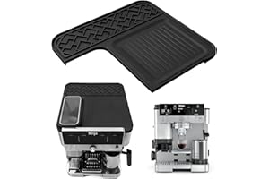 GGV Top Mat for Ninja Luxe Espresso Coffee Machine ES601 & ES701, Food-Grade Silicone Heat-Resistant, Shields Top Surface from Scratches Ninja Luxe Cafe Accessories(Black)