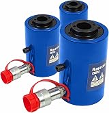 AMZCNC 20 Ton Hydraulic Ram Cylinder Jack Hollow Single Acting 2 Inch Stroke view 7