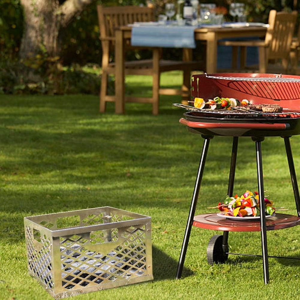 Patio, Lawn & Garden Barbecue Grilling Baskets FORUP Upgraded Charcoal Basket BBQ Smoker