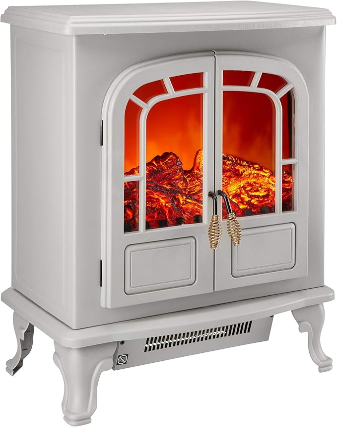 Zennox 2000W Electric Stove Fire Place, Portable Free Standing Heater