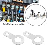 EMSea 200PCS M3.2 Crimp Ring Terminal Silver-Plated Copper Solder Lug for Micro view 2