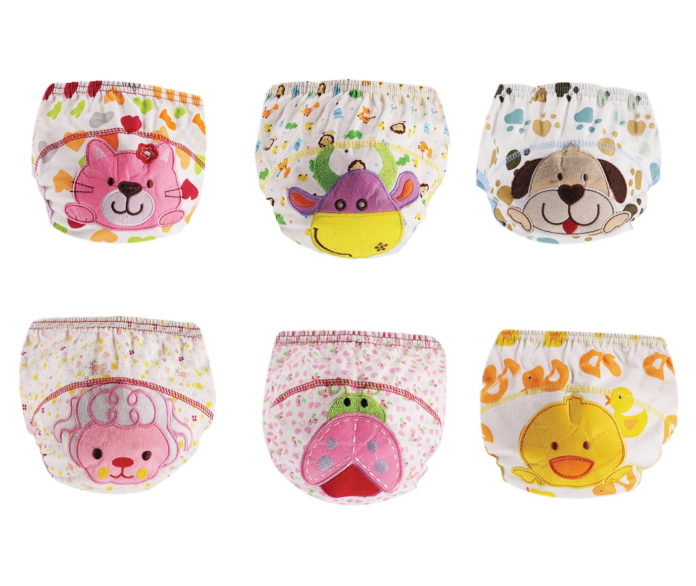 6 Pack Baby Girl Boy Toilet Pee Potty Training Pants