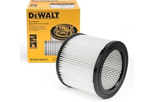 DEWALT DXVC4001 Cartridge Filter Replacement Fit for 4-5 Gallon Wet/Dry Vacuum Cleaners DXV04T, DXV05P, DXV05S, DXV08S, DXV06