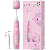 ORDO Squishmallows Electric Toothbrush, Sonic Toothbrushes for Kids, Rechargeable, 3 Brushing Modes, Over 5 Weeks Battery Life Extra Brush Head Included, Gift for Kids Aged 4 Years and Up, Patty