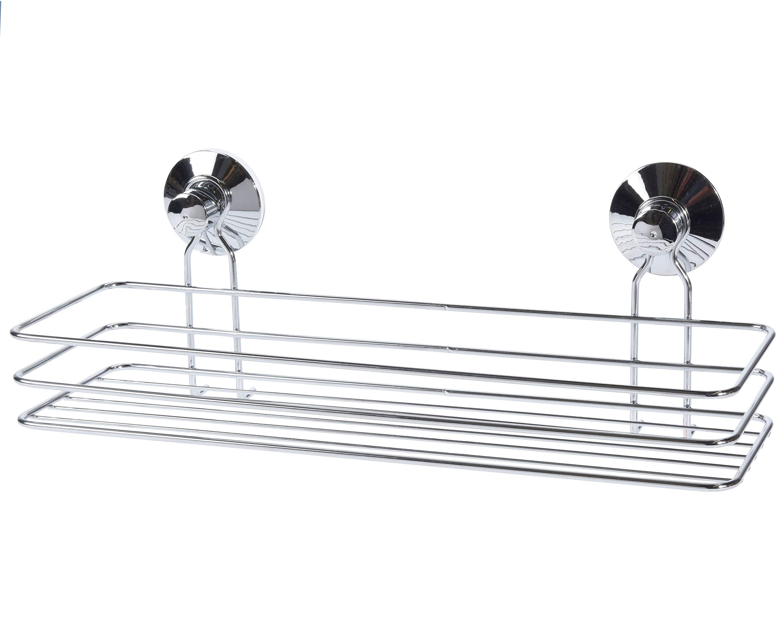 Wall Shelf Bathroom Shelf Bathroom Shelf Wall Shelf with Suction Cups No Drilling 35 x 11 x 14 cm