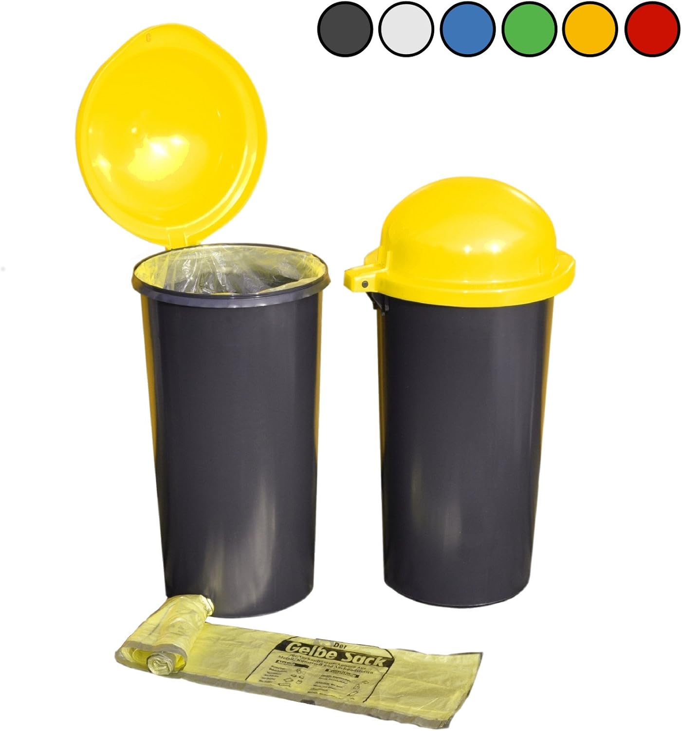 Will-Jeder Mülleimer 60l Mit Deckel - Gelber Sack Ständer Made In Germany