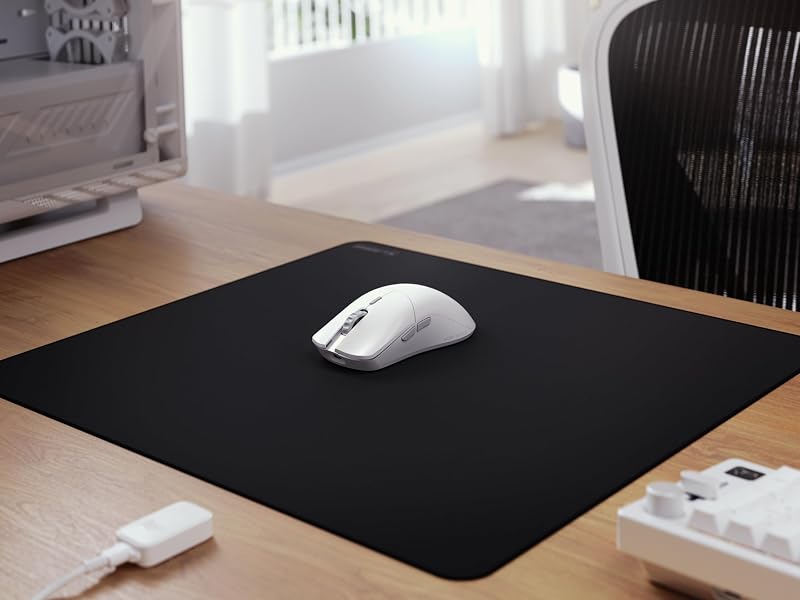 Gaming Model O 2 PRO 4K/8K Wireless Gaming Mouse - 2.4GHz 1ms delay, 4K/8K Polling, 100M clicks, 59g Ultralight, Long Battery Life, 26K DPI, RGB, Ambidextrous, 6 Buttons, PTFE Feet - White