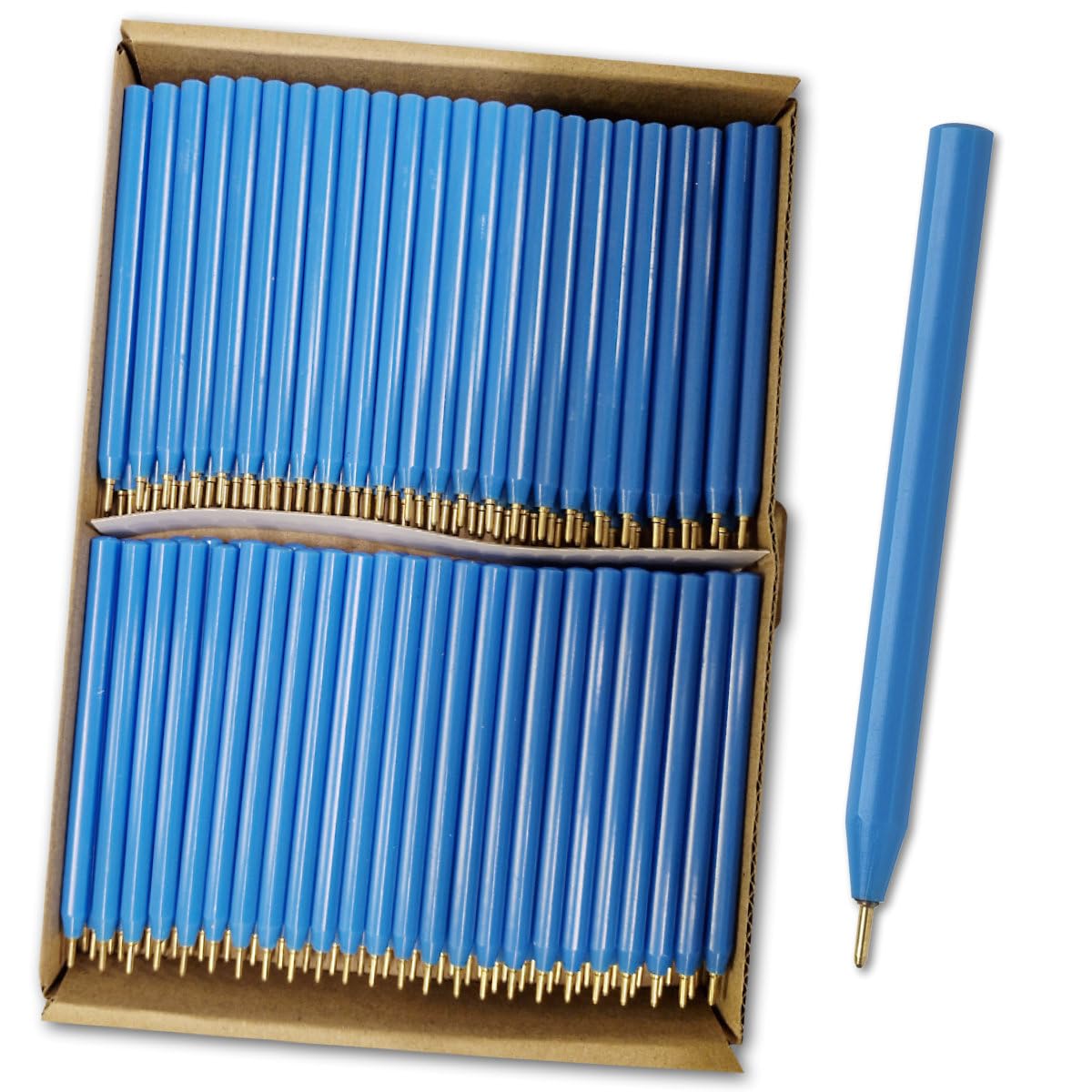 Essential Arts Jotta Pen for Golf, Bookies, Bridge, Schools. Box 144 Half Size Black Ink Disposable Pens