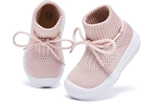 MORENDL Baby Sock Shoes Toddler Sneakers Infant Tennis Slip On Walking Shoes Boys & Girls Non-Slip Slippers
