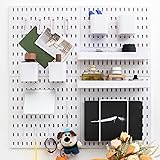 RIVTUN Wall-Mounted Pegboard Kit, 25.2" x