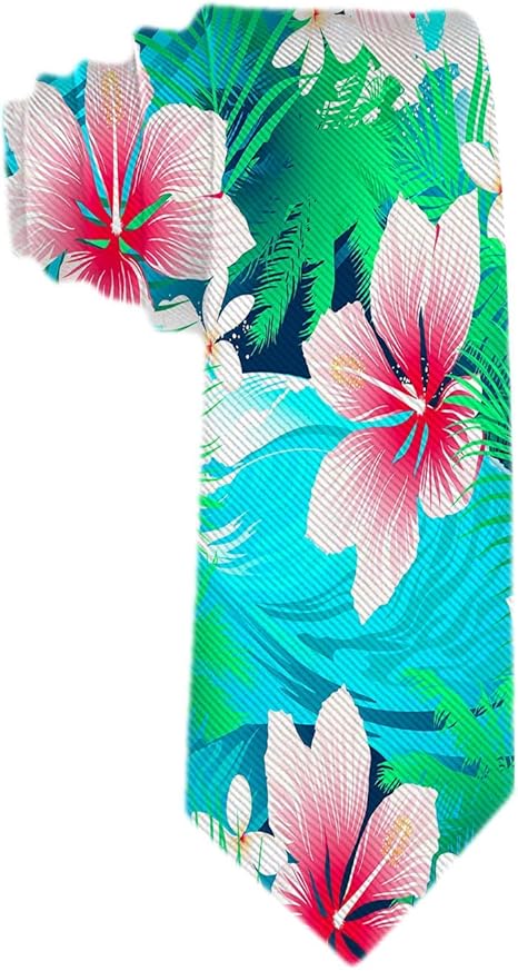 Royal Legacy Männer moderne formale Krawatte tropische weiße