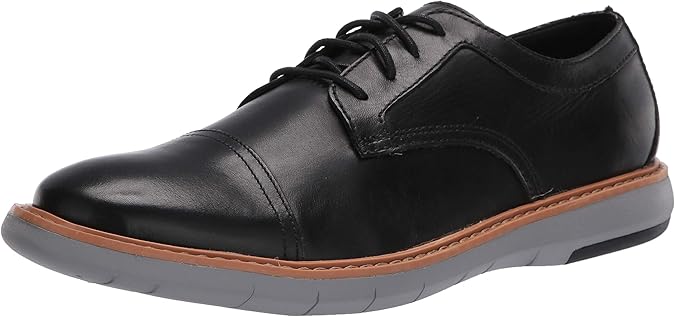 clarks men's draper cap oxford