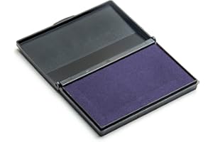 SIRDAS Ink Pad for Rubber Stamps, Stamp Pad for Clear Impression Stamping, Quality Felt Pad Black Ink, Red Ink, Blue Ink (Blue, S (2 * 3.5))