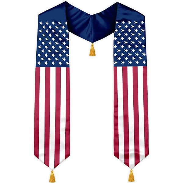 Amazon.com: Jamaica Jamaican America Flag Graduation Stole Shawl