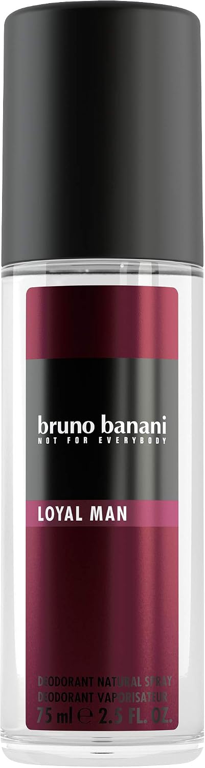 Bruno Banani Loyal Man Deodorant Natural Spray 75 ml, 75 ml (Pack of 1)