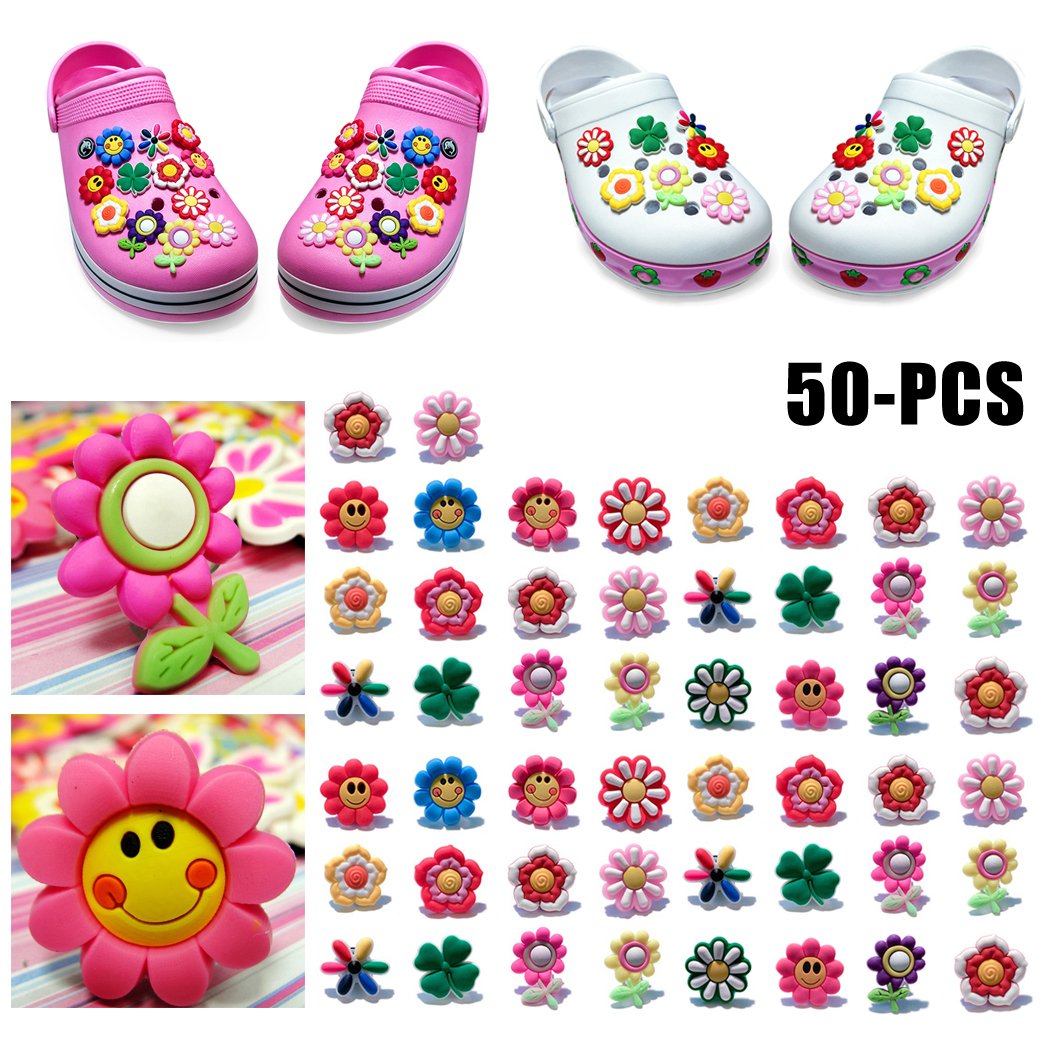 flower jibbitz for crocs