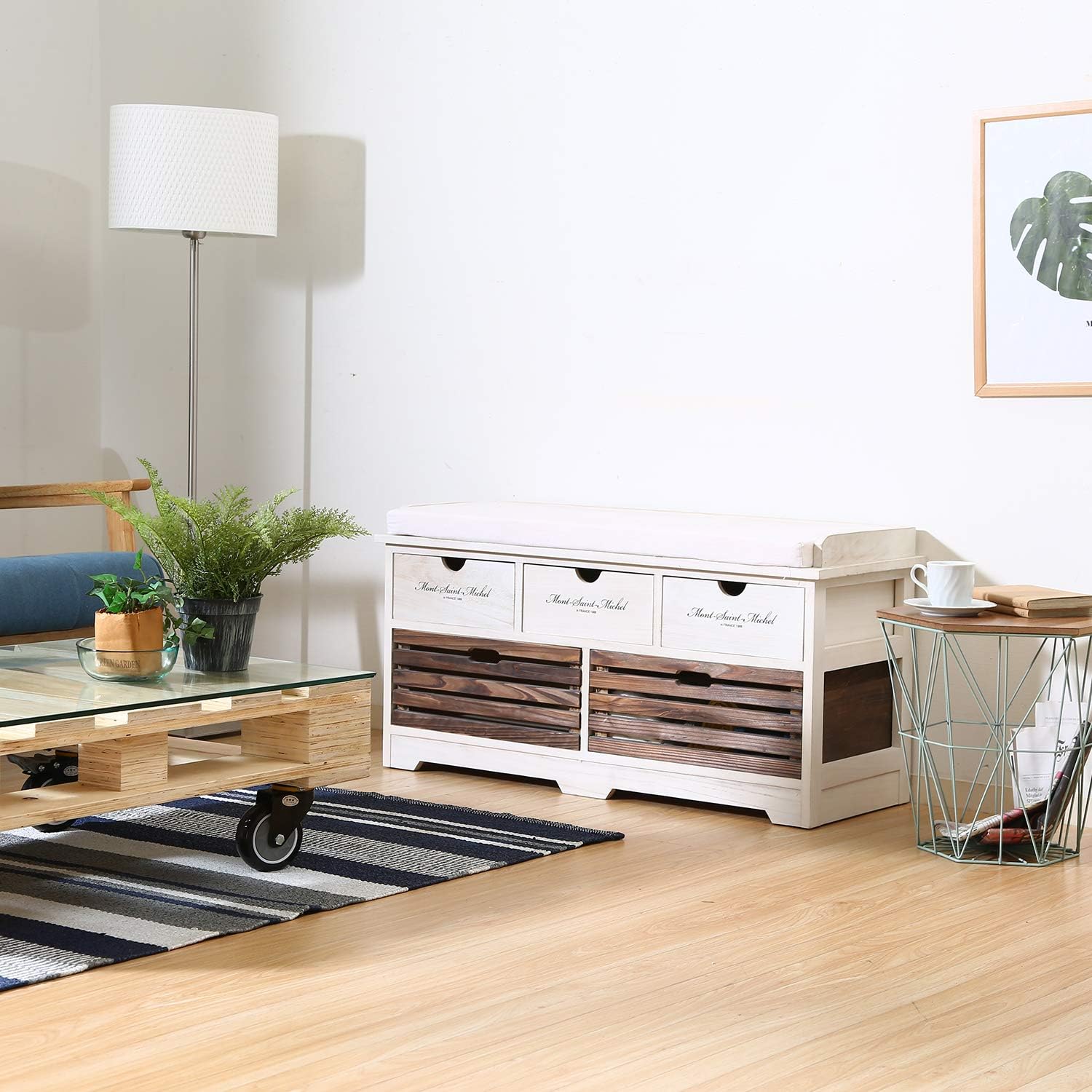 不二貿易 収納スツール ベンチ