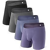 DAVID ARCHY Men's Ultra Soft Underwear Micro Modal Breathable Moisture Wicking Seamless Underwear for Men Multipack