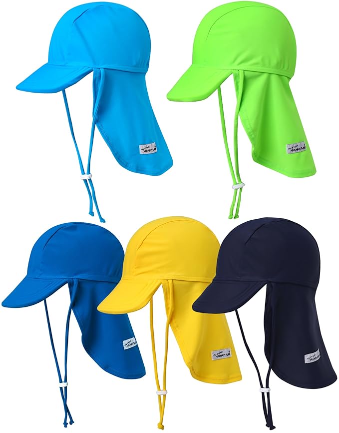 Vaenait baby Flap Cap Maedchen Badekappe Sommermuetze UV-Schutz Sonnenschutz