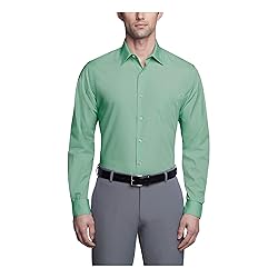 Van Heusen Men's Dress Shirt Fitted Poplin