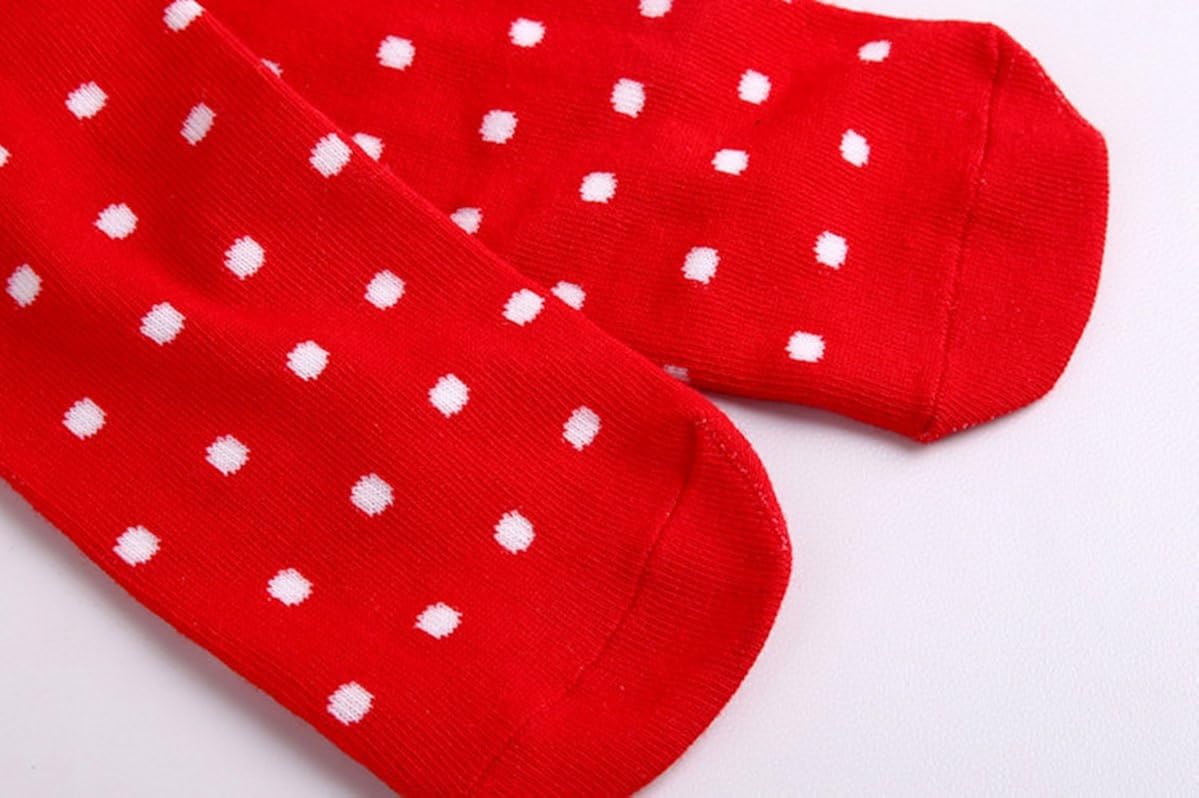 Girl Cartoon Animal Cat Bear Fox Cotton Over Calf Knee High Socks, 15.74-16.53 inch/40-42 cm, Mixed colors: Clothing