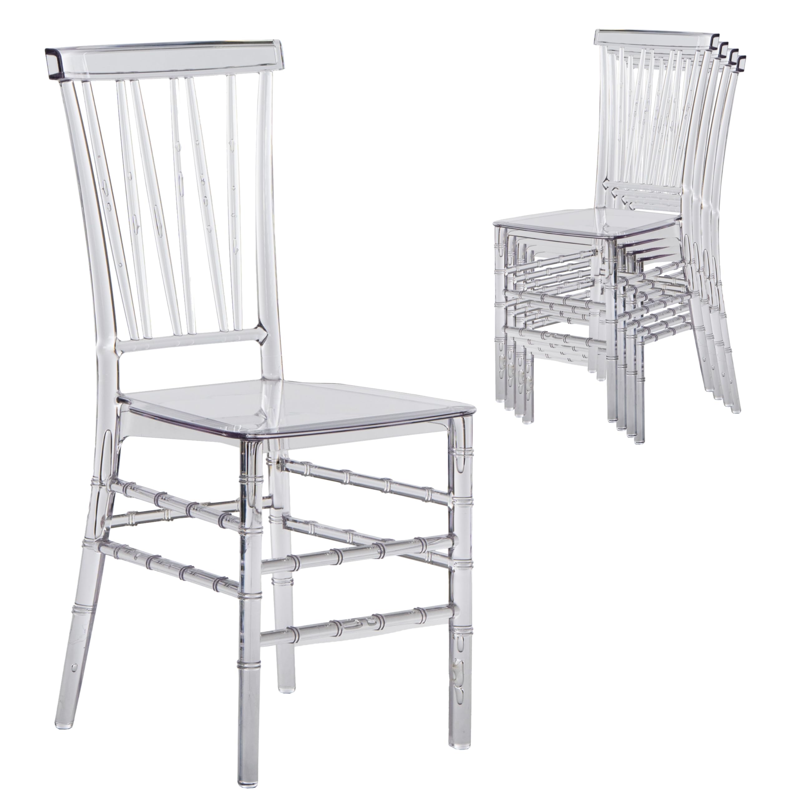 Photo 1 of Techni Home Stackable Chiavari Style Clear Acrylic Event Chairs