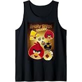 Angry Birds Group Poster Squawk Tank Top