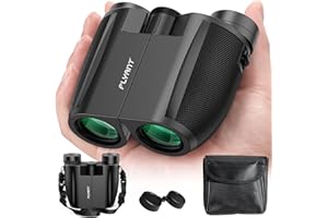 12x25 High Powered Binoculars for Adults, Waterproof Compact Binoculars with Low Light Vision, Premium Long Range Binoculars 