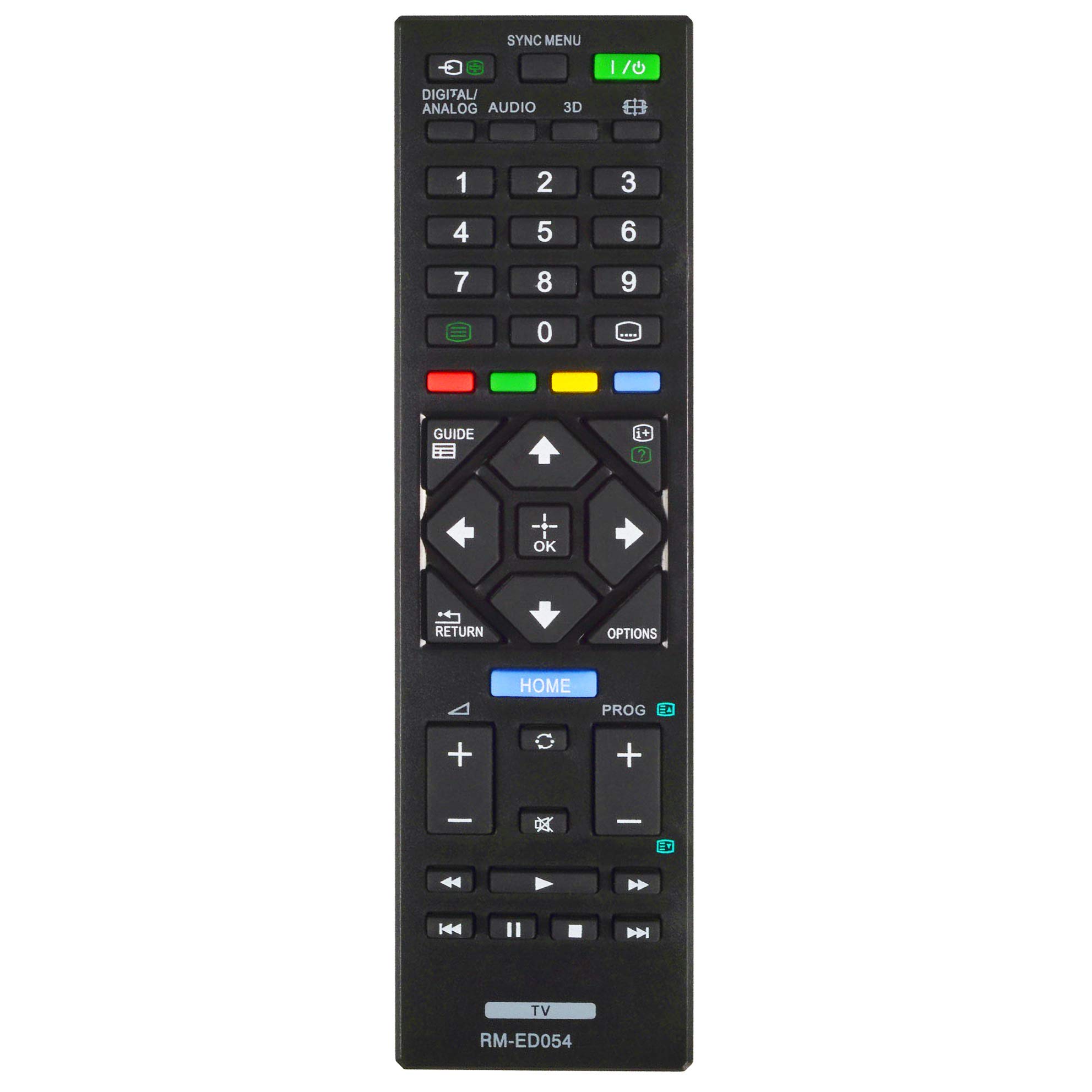 Leankle Remote Controller RM-ED054 for Sony TV KDL-32R420A, KDL-32R421A, KDL-32R423A, KDL-32R424A, KDL-32R435B, KDL-40R470A, KDL-40R471A, KDL-40R473A, KDL-40R474A, KDL-46R470A, KDL-46R473A