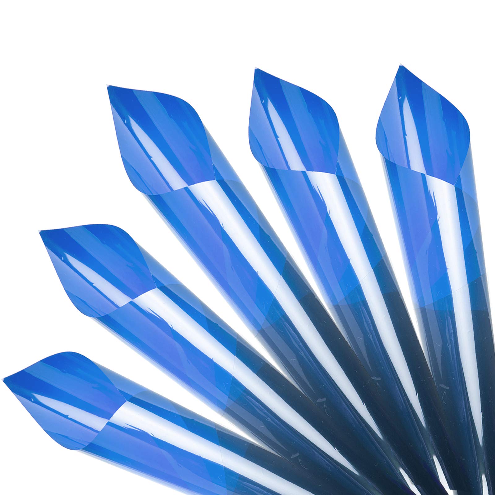 40 x 50 cm Colour Gel Filter, Transparent Filter, Lighting Correction for Video Studio, Gelatine Photo Filters Gels Colorful Blue for Redhead Light 800W CTO CTB 5pcs