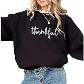 Embroidered thankful Sweatshirt, Christian Embroidery Design, Appreciation Shirt,Fall Unisex Adult