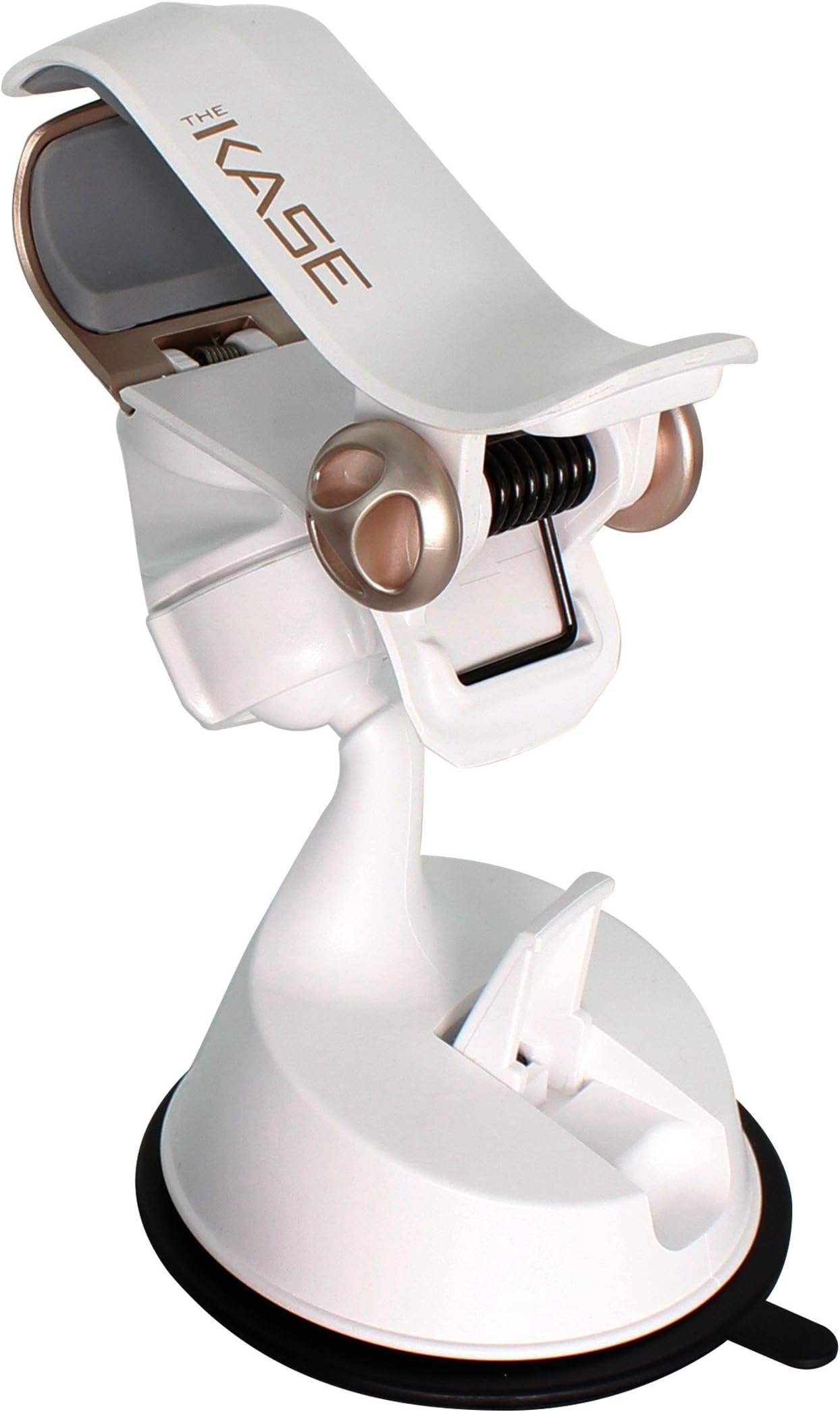 THE KASE 15662639 Universal In-Car Holder for Smartphone White & Gold